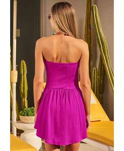 Mini abito Cover-Up a tubo di Palma da donna | Becca - Product Image 5