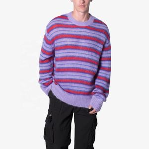 Pulls en coton Pull en mohair Tops tricotés Automne Hiver Design personnalisé Pull-over Tricots Tops Chandails - Product Image 4