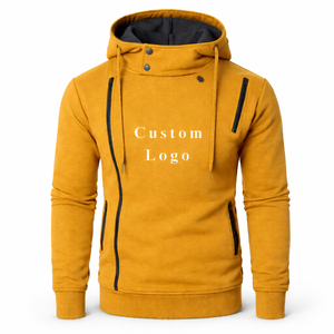 Sweat à capuche streetwear vintage délavé pour homme, style décontracté hiver, fournisseur OEM, vente en gros - Product Image 1