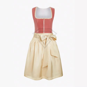 Vestido Dirndl de Terciopelo Premium, Traje Tradicional Alemán para Oktoberfest, Elegante Vestimenta Bávara para Mujer, Atuendo para Fiesta, Venta al Por Mayor - Product Image 3