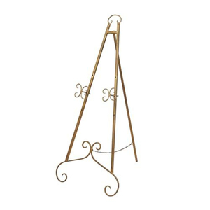 Handmade Floor <b>Easel</b> Iron Metal Plant Stand 21x27x65 Inch Standing Type for Balcony Flower Pot Decor - Product Image 5