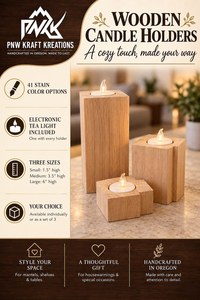 Support de bougie artisanal en bois naturel pour décoration intérieure, centre de table, vente en gros, support décoratif pour bougies - Product Image 4