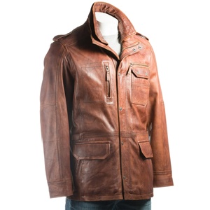 Men's Genuine Sheepskin <b>Leather</b> <b>Leather</b> New Design Classic Winter Real <b>Leather</b> <b>Long</b> Winter <b>Jackets</b> For Sale - Product Image 1
