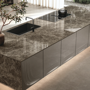 JY Project Customized Modern <b>Modular</b> RTA <b>Kitchen</b> Cabinet Artificial Marble Countertop European Style <b>Small</b> Cabinet Set - Product Image 2