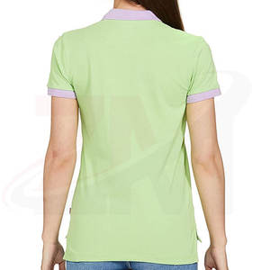 Venta Directa de Fábrica, Camiseta Polo para Mujer con Diseño Liso Personalizado, Alta Calidad, Precio Económico, Transpirable, Tallas Grandes - Product Image 2