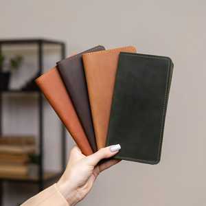 New Design Leather Wallet Portable Long Envelope Money Pouch Clutch Bag Elegant Coin Purse Small Card <b>Holder</b> for Cash Manage - Product Image 1