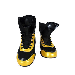 Zapatos de Boxeo con Logotipo Personalizado, Cierre de Velcro, Cuero Premium, Suela Resistente, Ligeros y Transpirables para Entrenamiento en Interiores - Product Image 4