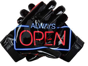 Vente flash - Gants de football américain imperméables de qualité supérieure, antidérapants, en latex synthétique, unisexes, design personnalisable - Product Image 4