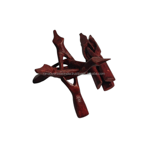 Quemador de Incienso de Madera de Álamo Forjado a Mano con Aroma a Cobra para Exhibir Cuencos de Abulón y Piedras Preciosas, Ecológico y Duradero - Product Image 2