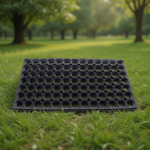 Tapis de sol antidérapant absorbant à motif géométrique en polyester de 16x24 pouces pour la maison, l'hôtel, le bureau ou la cuisine - Product Image 3