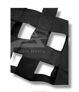 Sac à foin et filet d'alimentation pour chevaux en nylon durable, 26x8.5x30 pouces, maille de 2 pouces - Product Image 3
