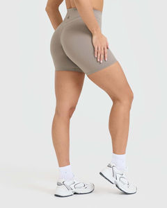 Shorts Deportivos Minky Personalizados de Última Moda para Mujer, Cintura Alta, Cintura Compresiva, Tela Transpirable - Product Image 4