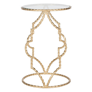 Mesa Auxiliar de Aluminio Hecha a Mano de Lujo con Acabado en Latón Antiguo, Diseño Art Deco, Multifuncional para Interiores Modernos, Diwali - Product Image 3