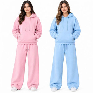 Baggy Pullover Sports Tracksuit Two Piece Set <b>for</b> Running Fitness Workout Gym Training <b>Leisure</b> Wear Wholesale Supplier <b>Women</b> Set - Product Image 6