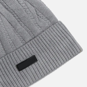 Bonnet en tricot de haute qualité, nouveau style, chaud pour l'hiver, avec logo personnalisé, en acrylique, vente en gros - Product Image 3