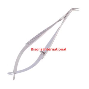 กรรไกรผ่าตัดดวงตาแบบแคปซูโลโทมี ยี่ห้อ BISONS สำหรับงานผ่าตัดจุลศัลยกรรม ผลิตจากสแตนเลสสตีล - Product Image 4