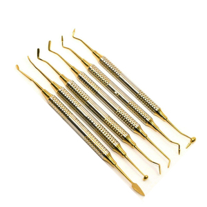 Meilleures ventes 2025 Pk Thomas Ensemble de 5 instruments manuels en acier inoxydable pour la modelage de la cire, outils de sculpture dentaire pour laboratoire dentaire - Product Image 2