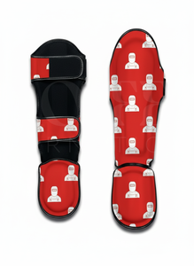 Protectores de Espinilleras de Muay Thai de Alta Calidad en Oferta, Protectores de Pies para Kickboxing, Entrenamiento de MMA, Artes Marciales, Espinilleras de Cuero Genuino para Hombre - Product Image 6