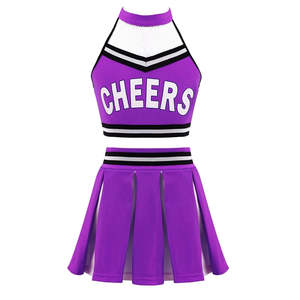 Ensemble d'uniformes de cheerleading surdimensionnés pour femmes, respirants, à séchage rapide, dernier design, best-seller, 100% polyester - Product Image 6