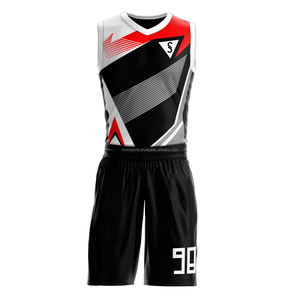 Tenues de basketball par sublimation : T-shirts, débardeurs, uniformes d'équipe, maillots unisexes, ensembles personnalisés, respirants, grandes tailles, avec broderie - Product Image 5
