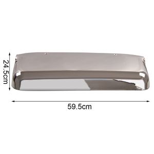 Chrome Door Mirror Covers for 2005-2017 Freightliner Century and Columbia 2pcs Set-for Driver and Passenger <b>Side</b> - Product Image 2
