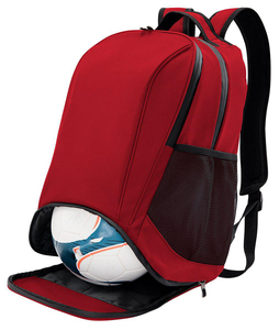 Professional Soccer Team <b>Backpack</b> With Ball Holder And Side Mesh Pockets High Quality Soccer <b>Backpack</b> Manufacturer For Clubs - Product Image 1