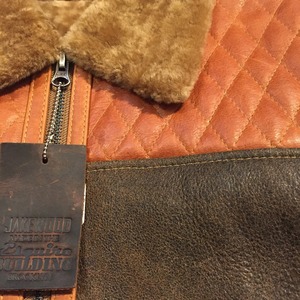 Genuine <b>Men's</b> Leather <b>Shearling</b> Winter <b>Jacket</b> Premium Fur Aviator Coat Luxury Warm Biker Fashion Durable Outerwear Style - Product Image 5