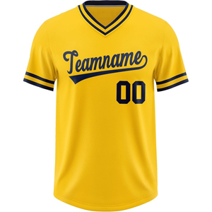Camiseta de Béisbol Personalizable con Cuello en V, Ropa Deportiva Profesional para Equipos, Uniforme de Béisbol Ligero y Transpirable - Product Image 1