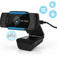 Kamera PC USB HD 1080p Grosir dengan Mikrofon OEM/ODM Plug-and-Play Webcam untuk Siaran Langsung dan Konferensi Video