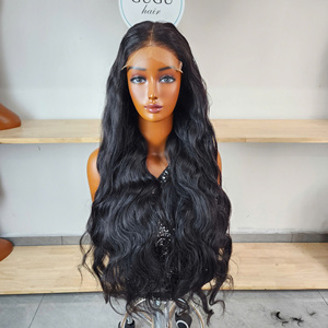 Human Hair <b>Wigs</b> 100% Vietnamese Virgin Hair Bone Straight Bundles Blonde Black Hair Color with for Lace Lace Front <b>Long</b> <b>Wigs</b> - Product Image 1