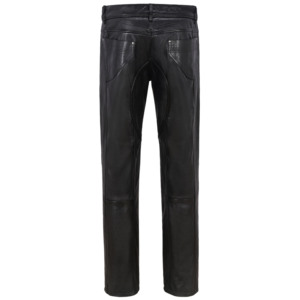 Custom Mens Genuine Leather Motorcycle <b>Pants</b> Biker Trousers Lambskin Leather Riding <b>Pant</b> Streetwear Private Label OEM ODM Supply - Product Image 2