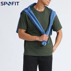 T-shirts pour hommes en coton 100% tricoté respirant, imprimés sur mesure, style tendance, haute qualité, vente en gros, vêtements de sport confortables - Product Image 3