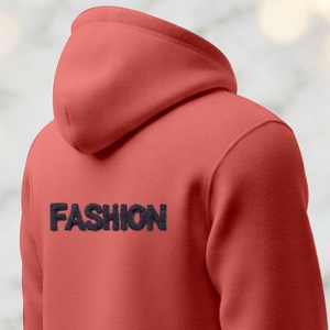 Top Trend Top Selling Sustainable Pink Color Custom Chenille Embroidery Logo Patch Professional Premium Quality <b>Hoodies</b> - Product Image 5