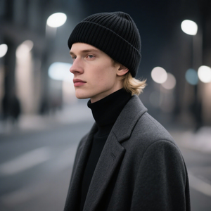 Venta directa de fábrica, MOQ bajo, gorros de lana a precio económico, gorros de lana jacquard de marca privada para venta en línea - Product Image 6