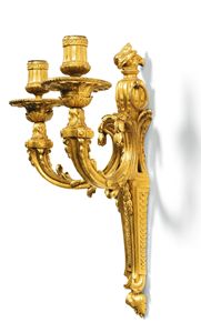 Applique murale de luxe classique de style baroque vénitien, luminaire décoratif vintage avec détails de miroir ornementaux, cadre élégant en laiton - Product Image 1