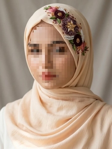 Crystal Chiffon Hijab Factory Wholesale Supply Bulk Brown Muslim Headscarf Stone Work Women <b>Shawl</b> Scarf Veil <b>Wrap</b> - Product Image 3