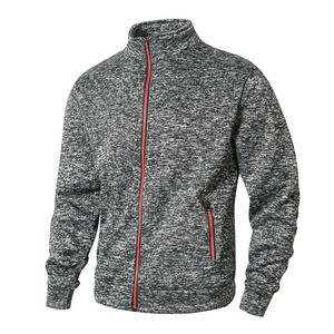 Autumn Winter Men's Custom Sport <b>Fleece</b> Varsity <b>Jacket</b> OEM Service Windproof Breathable Eco-Friendly Casual Loose Stand Zipper - Product Image 6