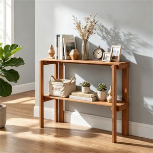 Scarpiera Pieghevole in Legno Naturale con Doghe per Drenaggio - Organizzatore Portatile per Interni/Esterni - Product Image 1