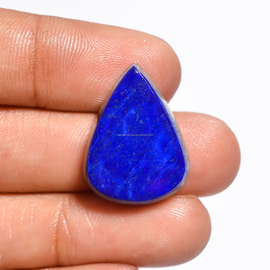 Cabochon en Lapis Lazuli 100% Naturel Fait Main, Pierre Précieuse de Haute Qualité pour la Fabrication de Bijoux FAIJAN GEMS Rajasthan, Toutes Formes Mixtes - Product Image 1