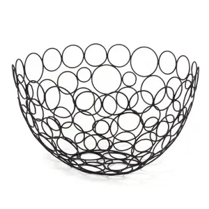 Artisan Crafted Metal Bowl for Modern Residential InteriorsHandmade Metal Bowl American Style Plant Pattern Round Shape Gilded - Product Image 4