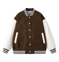 Blouson universitaire personnalisé, blouson bomber Letterman, articles promotionnels pour influenceurs, créateurs YouTube et marques de vêtements, avec patch brodé personnalisé