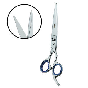Tijeras de Barbero Profesionales Convexas para Diestros de 22 cm, Ultra Afiladas, de Acero Inoxidable 4Cr13, con Tornillo Ajustable, Mango Mediano para Cabello - Product Image 1