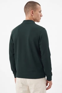 เสื้อสเวตเชิ้ตผู้ชายแบบมีซิป คอปก แบรนด์ Ever Glow รุ่นใหม่ล่าสุด สำหรับฤดูหนาว ผ้าฟลีซบุซับใน น้ำหนัก 300 กรัม ผลิตจากผ้าฝ้าย/โพลีเอสเตอร์ ระบายอากาศได้ดี ติดกระดุม - Product Image 6