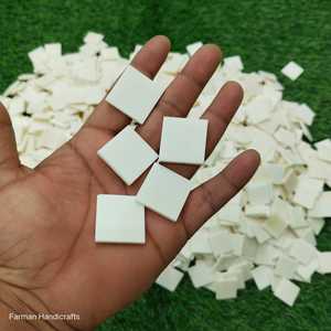 Carrés d'Os de Buffle Blanc Naturel Artisanat Écologique Premium Fait Main Utilisation Art Moderne Meilleur Prix - Product Image 1