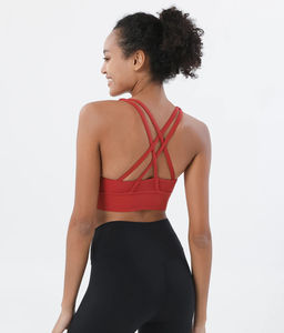 Conjunto Deportivo de 2 Piezas para Mujer, Top Deportivo sin Espalda, Transpirable, Pantalones hasta el Tobillo, Alta Elasticidad, Ropa Deportiva para Fitness - Product Image 1