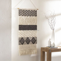 Nouveau design en coton tissé Boho Tenture murale de salon Décoration murale Tenture murale Tapisserie d'Inde