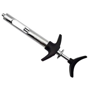 Jeringa Dental Profesional de 1.8 ml, Cuerpo de Acero Inoxidable, Mango de Plástico Negro, Instrumentos Médicos Dentales Reutilizables para Anestesia - Product Image 2