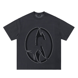 T-shirt décontracté pour homme Street Soul, coupe classique, manches courtes, 100% coton jersey, col rond, logo sur le devant, respirant, 180g - Product Image 2