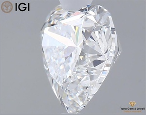 Diamant CVD cultivé en laboratoire 2,00 carats avec certificat IGI, taille cœur, clarté VVS1, couleur E, pour bijoux romantiques simples - Product Image 6