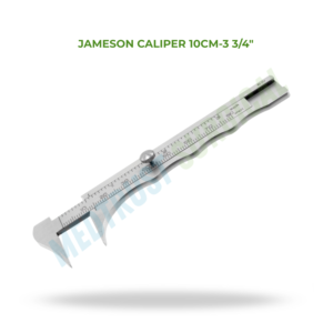 Jameson Caliper 10cm 3 3 4 Inch Surgical Measuring Instrument For Dental Orthodontic <b>Precision</b> Measurement Use - Product Image 2